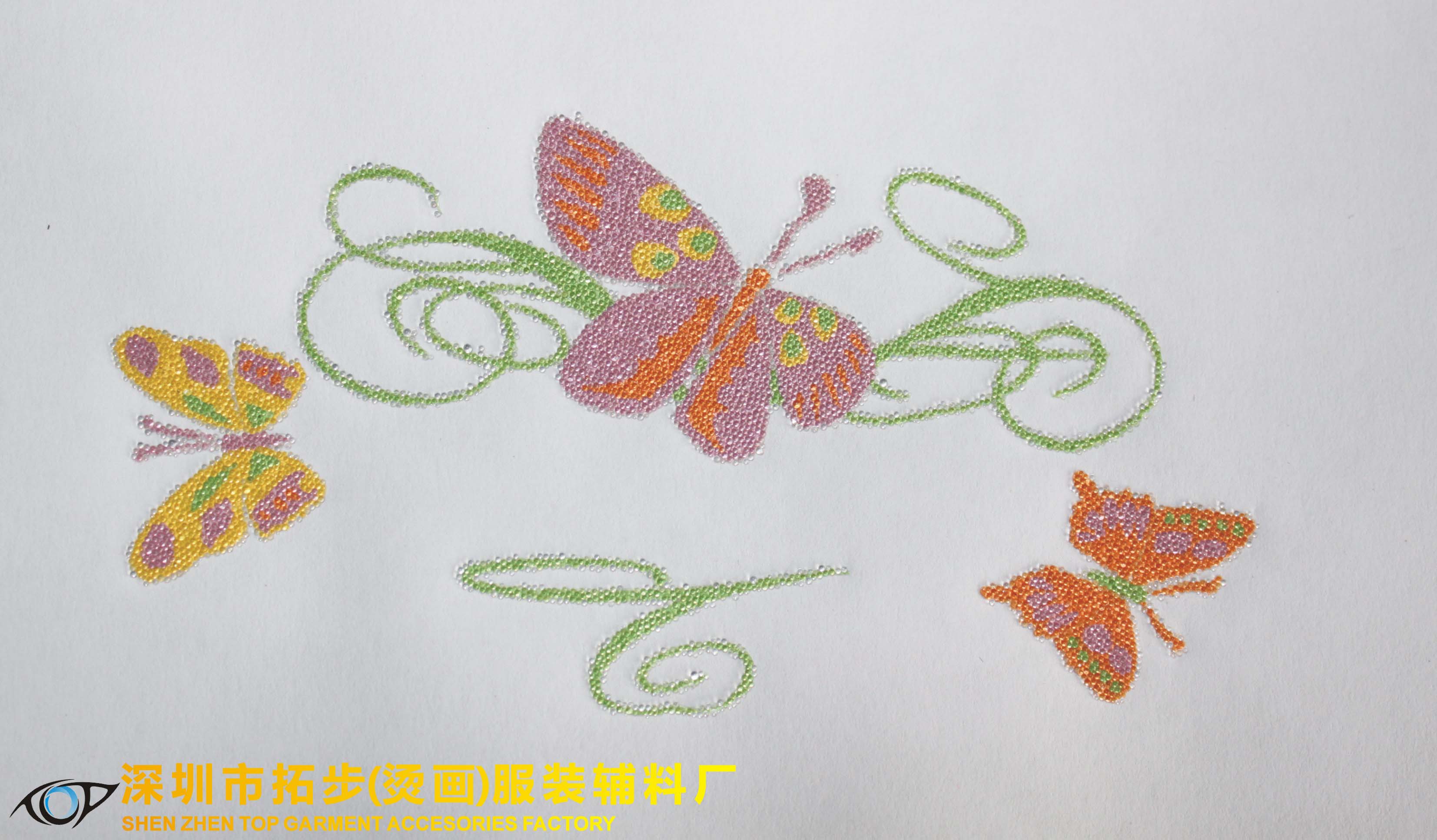 多色玻璃珠燙畫(huà)